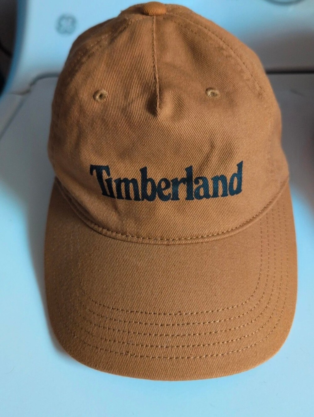 Timberland Brown Logo Baseball Cap